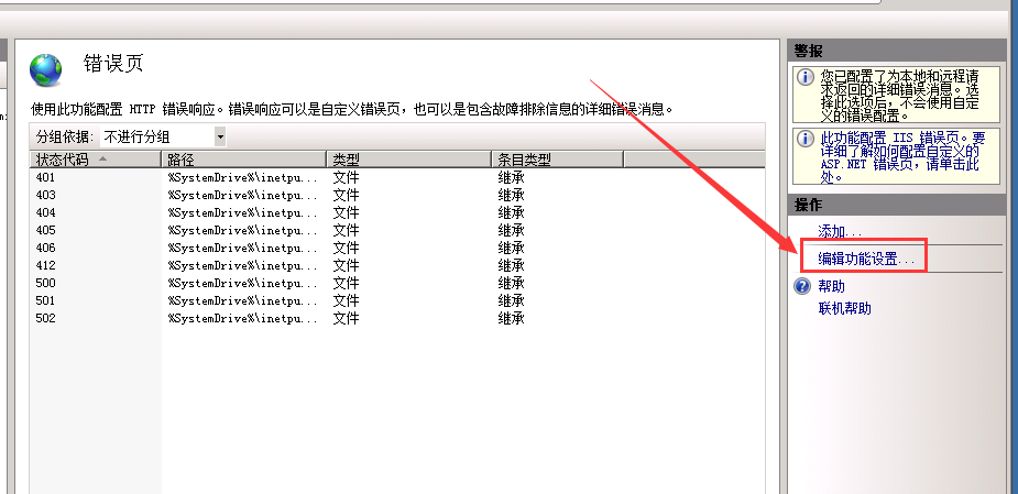 如何設(shè)置IIS網(wǎng)站輸出詳細(xì)錯誤？